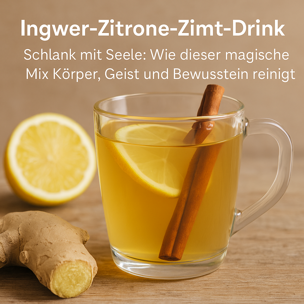 🌿 Ingwer – Zitrone – Zimt: Der Drink, der Körper und Seele verschlankt